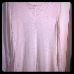 Stella carakasi silk long white sweater